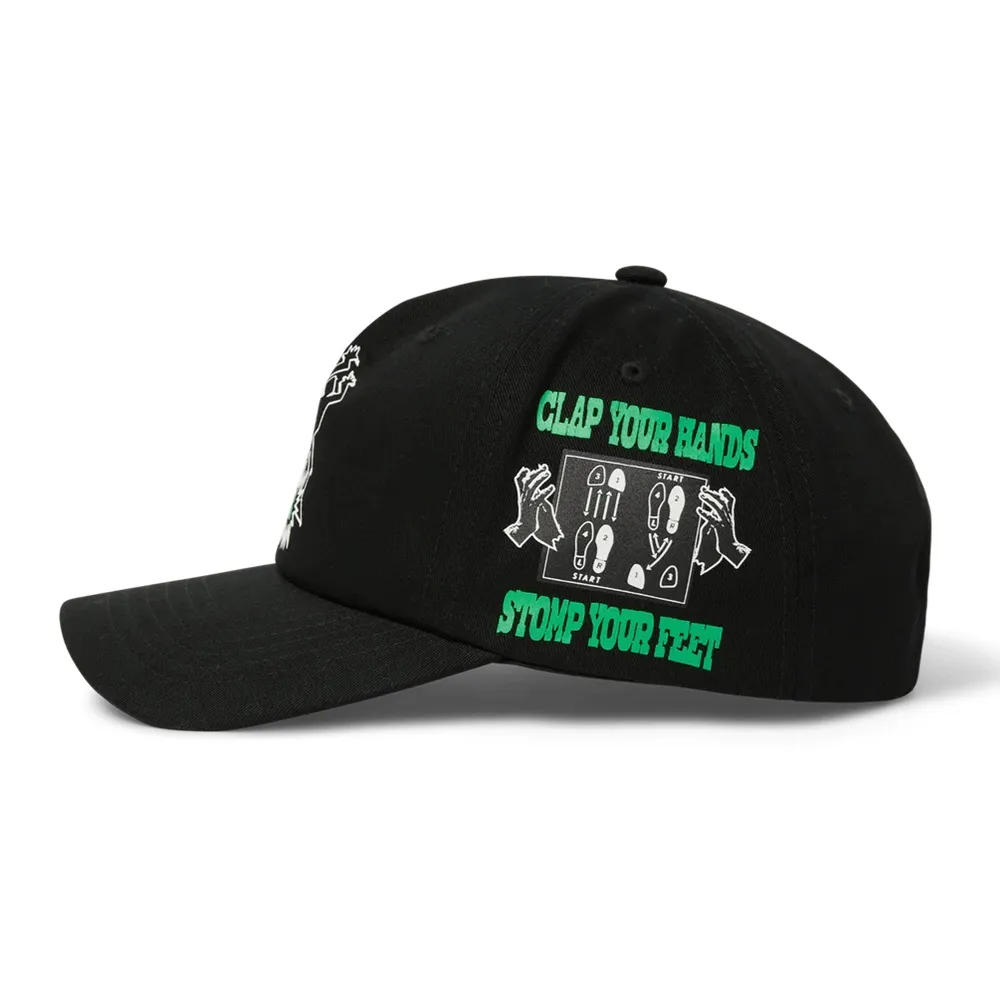 HUF Everybody Get Loose Black Snapback Hat