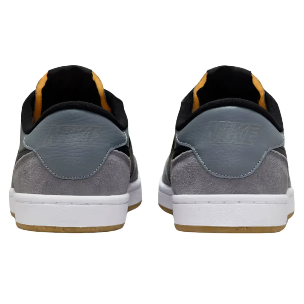 Nike SB FC Classic Cool Grey White Orange Black Mens Skate Shoes [Size: US 10]