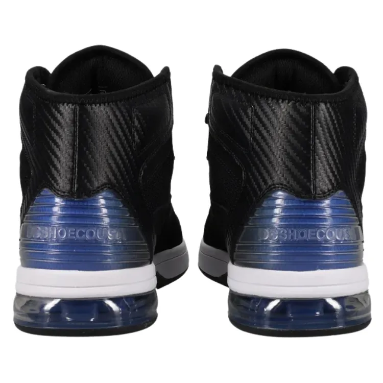DC Versatile Hi Black Grey Blue Mens Skate Shoes [Size: US 9]