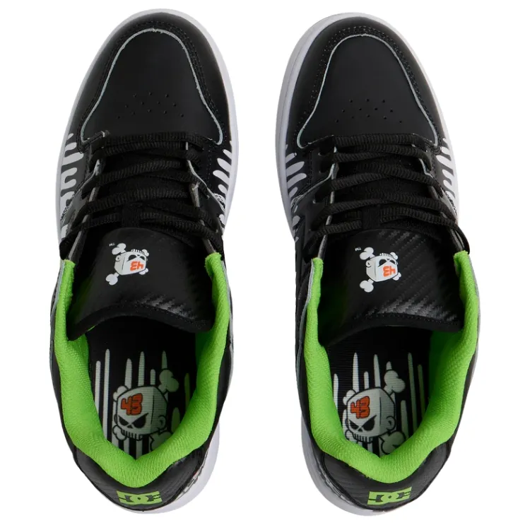 DC Manteca 43i Black White Green Mens Skate Shoes [Size: US 10]