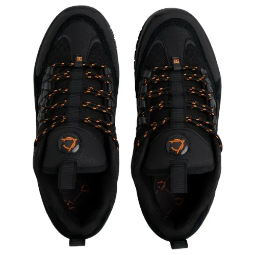 DC Lucien Black Black Orange Mens Skate Shoes [Size: US 9]