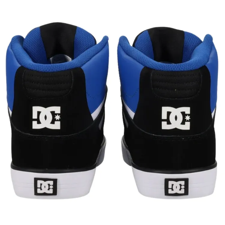 DC Pure High Top WC Blue Black White Mens Skate Shoes [Size: US 9]