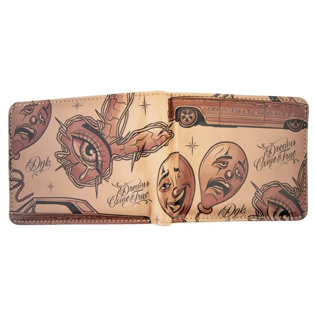 DGK Crazy Life Brown Wallet