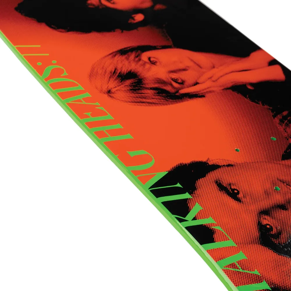 Welcome X Talking Heads Psycho On Boar Green Dip 10.125 Skateboard Deck Slightly Scuffed