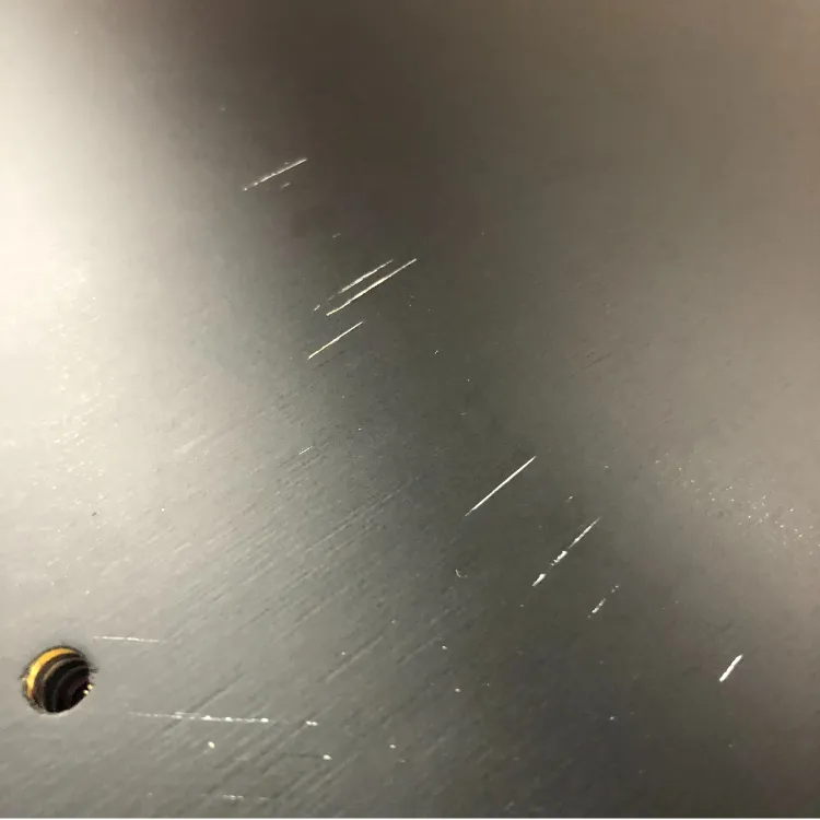 Zero Dead Moon Black White 8.25 Skateboard Deck Slightly Scuffed