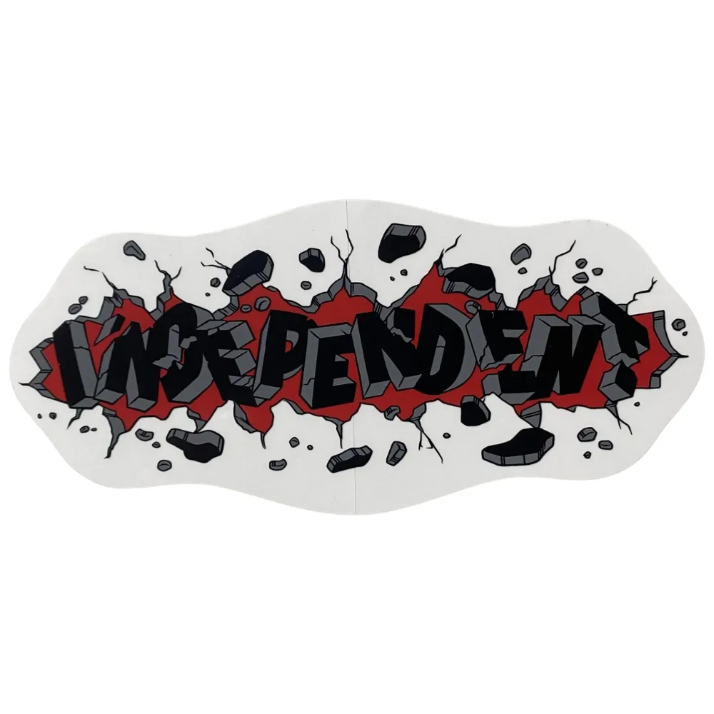 Independent Outbreak 6 Inch Sticker [Colour: Red]