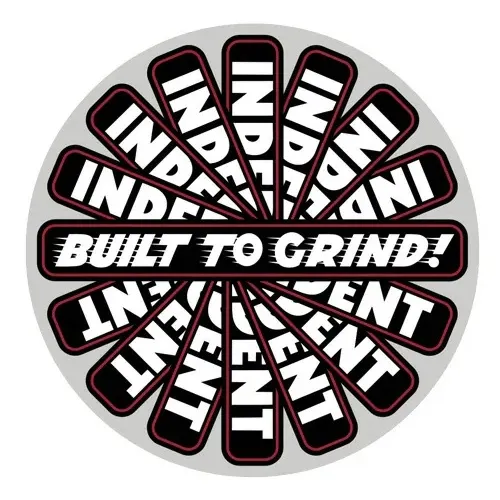 Independent BTG Speed Revolve Sticker [Colour: White]