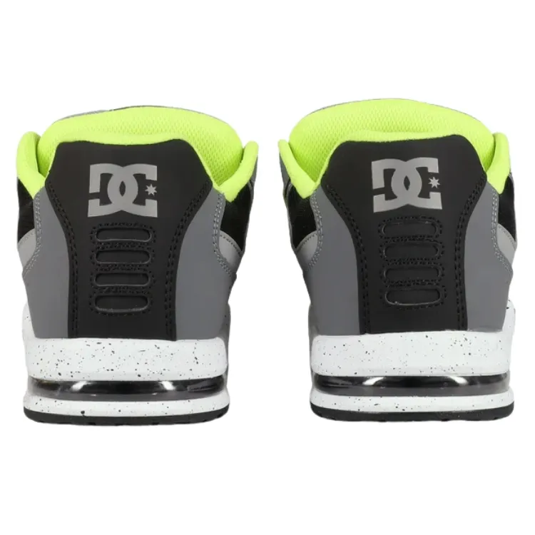 DC AT 2 Grey Black Lime Mens Skate Shoes [Size: US 9]
