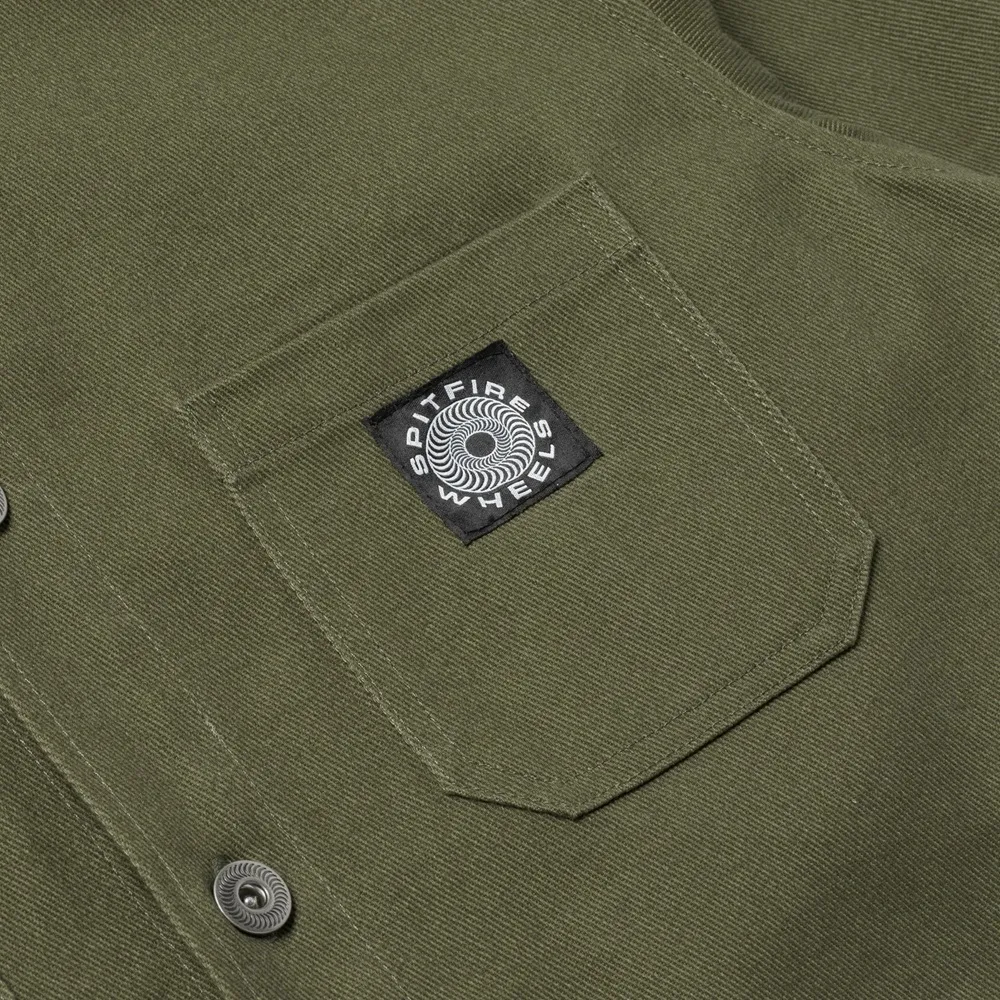 Spitfire Classic 87 Swirl Olive Jacket [Size: L]