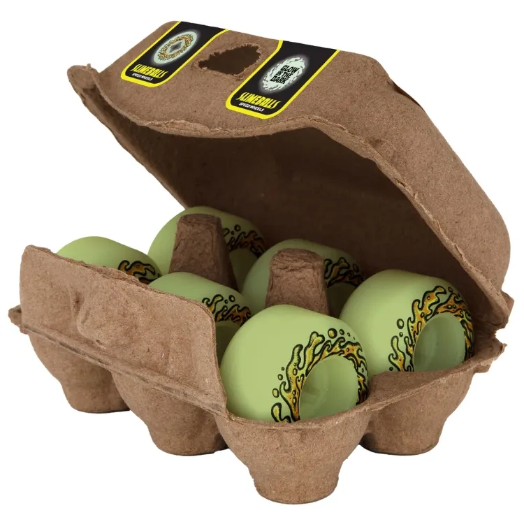 Slime Balls OG Eggs Mini Chubbies Glow In The Dark 99A 45mm Skateboard Wheels