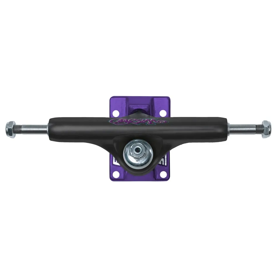 Slappy X Bam Hollow Black Purple Set Of 2 Skateboard Trucks [Size: 8.00]