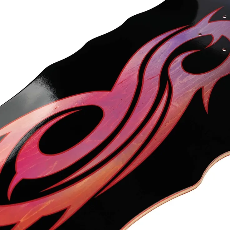 Welcome X Slipknot Tribal S On Widow Purple Red Stain 10.0 Skateboard Deck