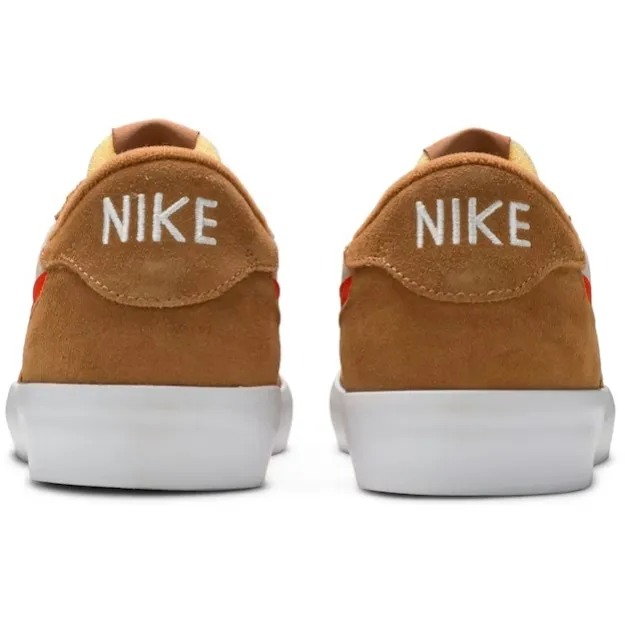 Nike SB Heritage Vulc Flax Orange Oatmeal Mens Skate Shoes [Size: US 9]