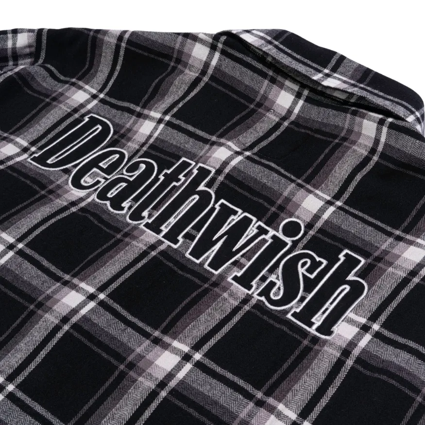 Deathwish Classic Black Flannel [Size: L]