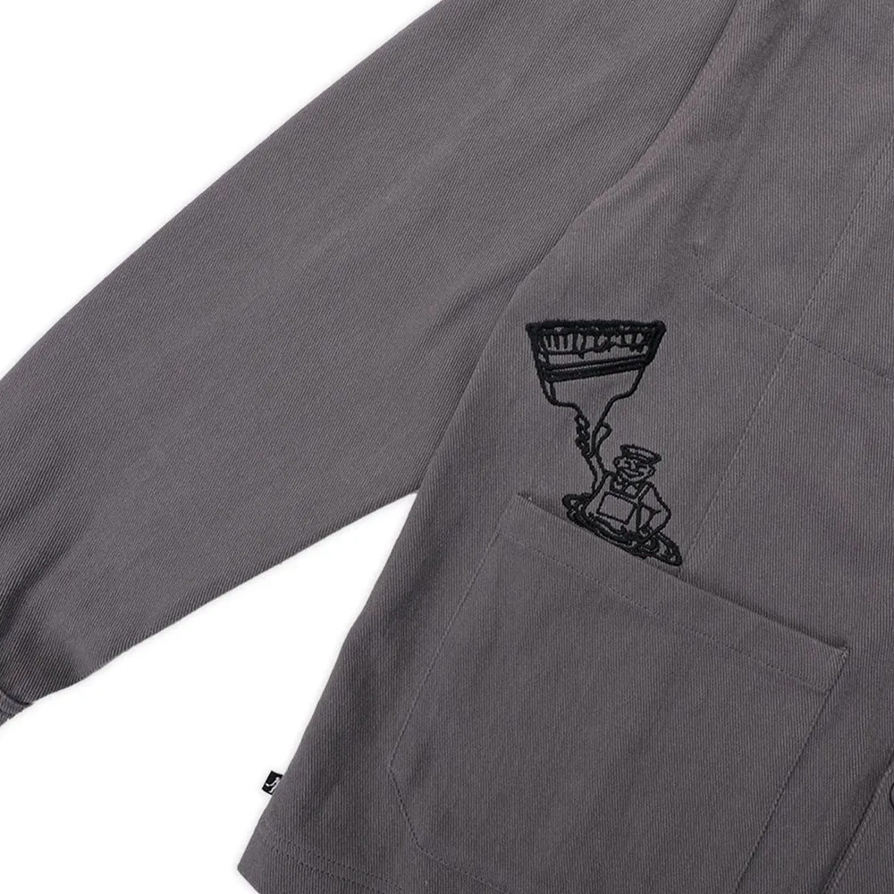 Passport Shop Rules Grey Painters Jacket [Size: L]