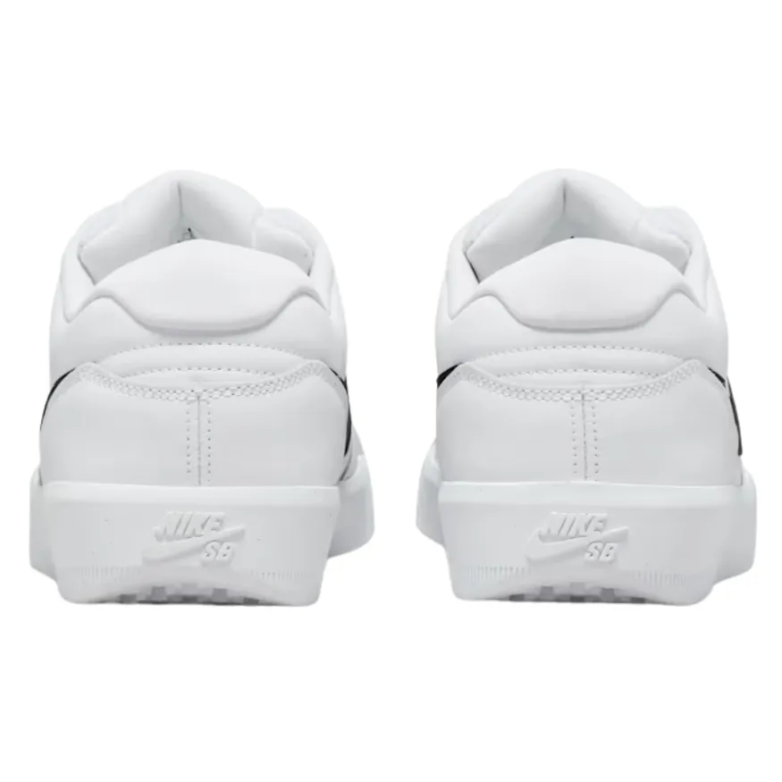Nike SB Force 58 Premium White Black Mens Skate Shoes [Size: US 9]