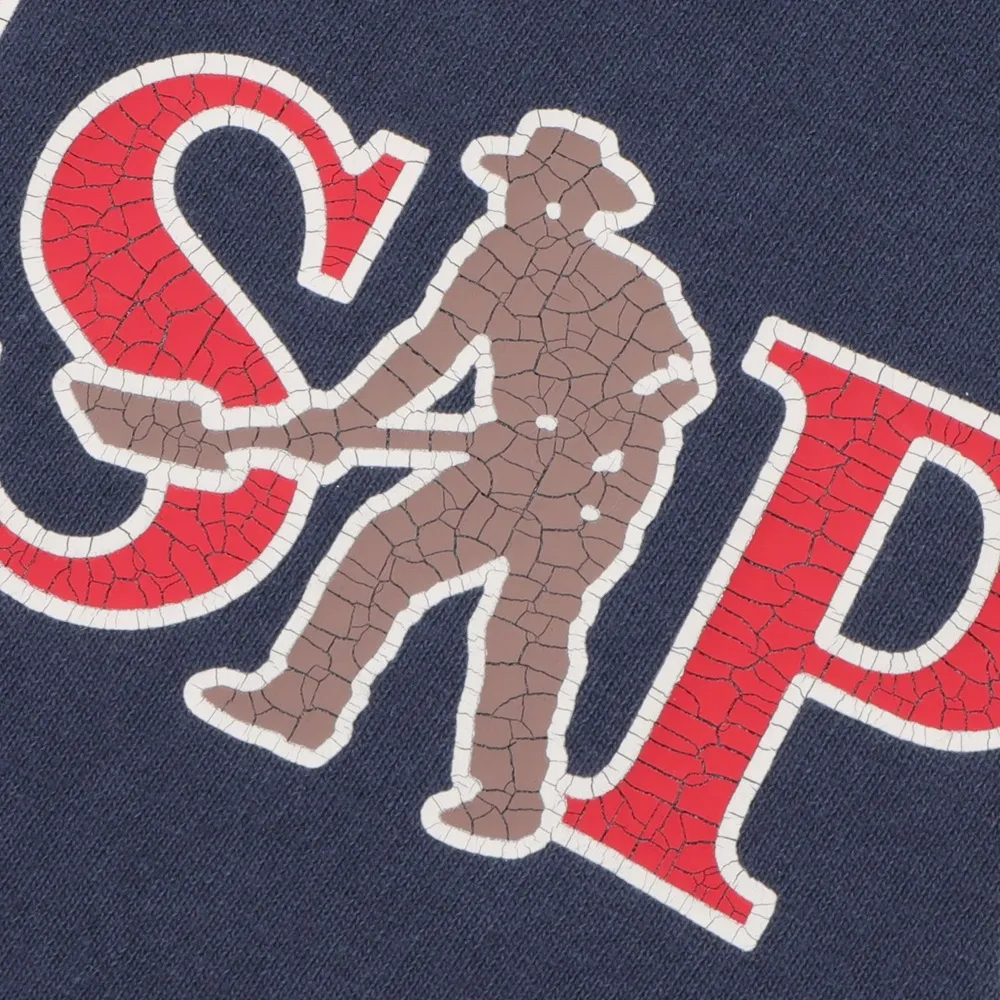 Passport Official Contrast Washed Navy T-shirt [Size: M]