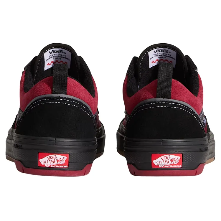 Vans Skate Old Skool Wafflecup Black Red Shoes [Size: US 9]