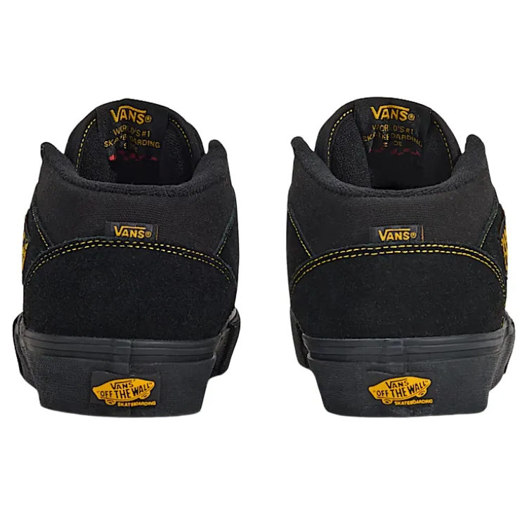 Vans Skate Half Cab Black Mustard Shoes [Size: US 9]