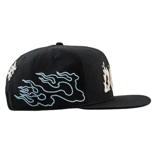 DGK Vapors Black Snapback Hat