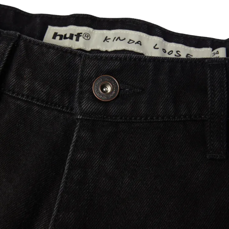 HUF Basic Ass Black Tint Jeans [Size: 32]