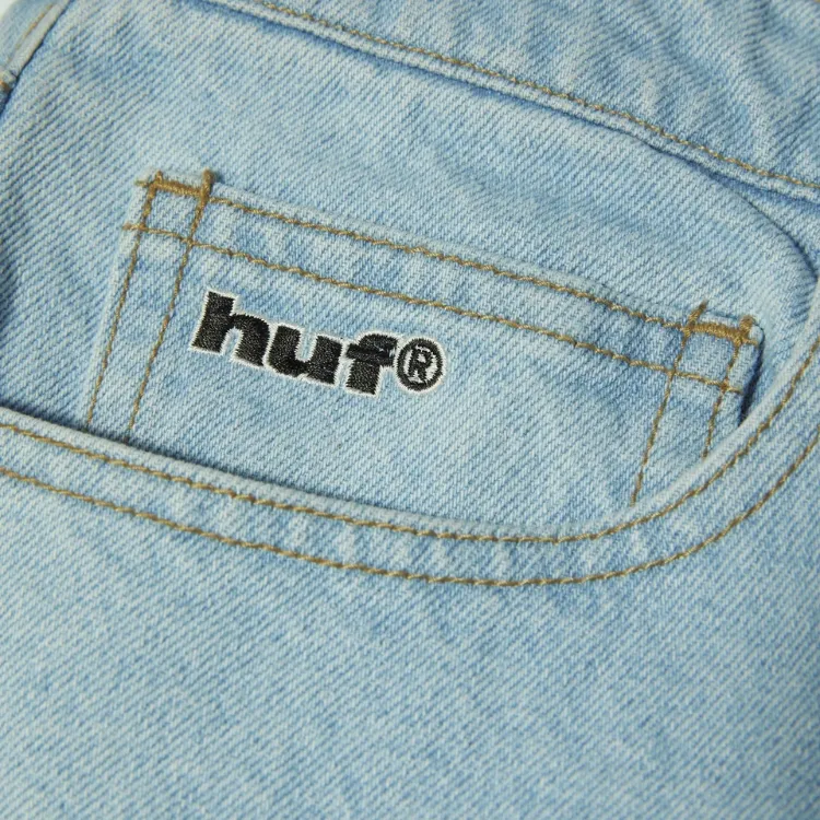 HUF Basic Ass Washed Light Blue Jeans [Size: 32]