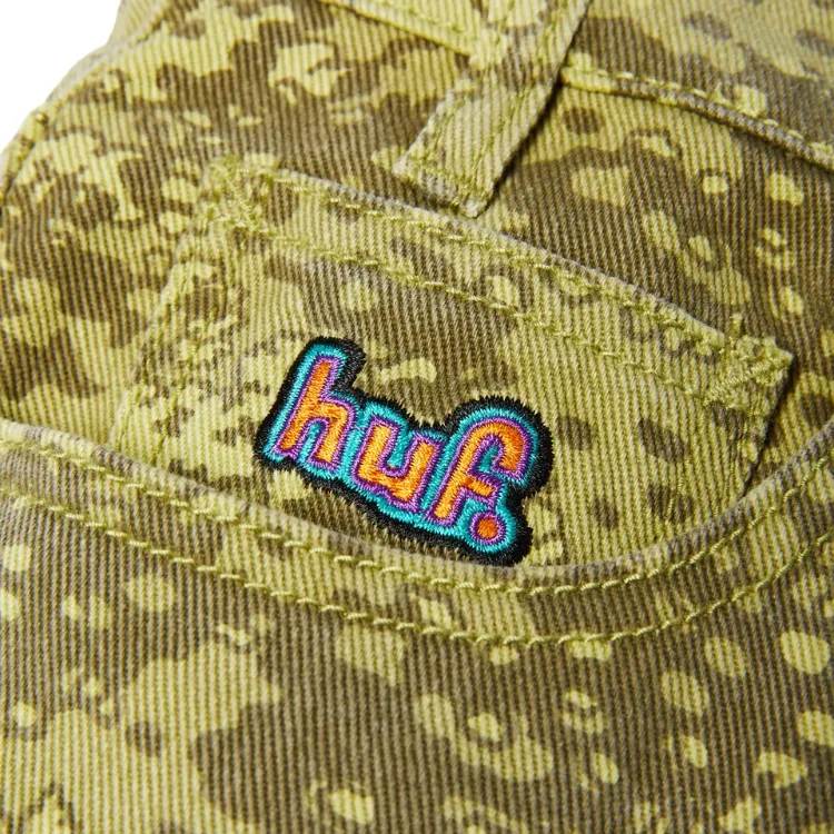 HUF Cromer Camo Green Pants [Size: 32]