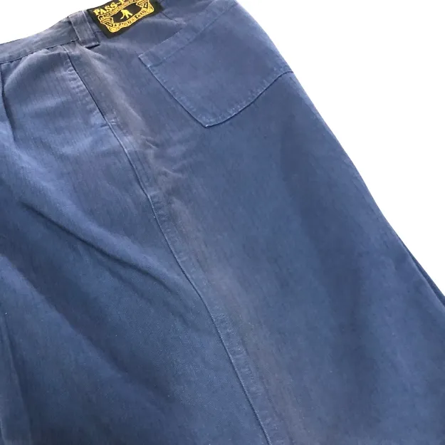 Passport Herringbone Leagues Club Navy Sun Bleached Shorts [Size: 32]