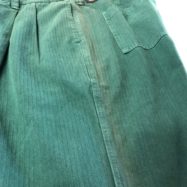 Passport Herringbone Leagues Club Hunter Green Sun Bleached Shorts [Size: 32]