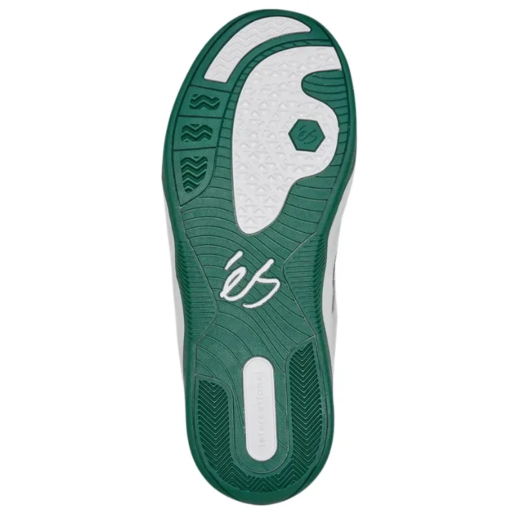 Es TJ Rogers White Green Mens Skate Shoes [Size: US 9]