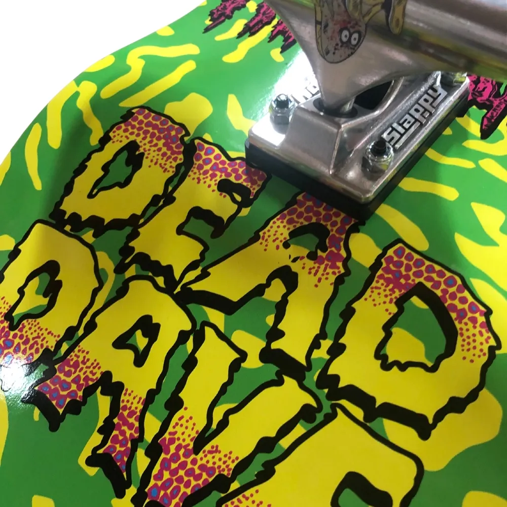 Kick Push Heroin Dead Dave Dead Head 10.125 Custom Complete Skateboard