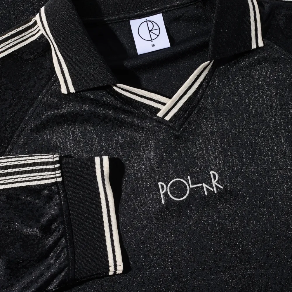 Polar Skate Co Davie Black Long Sleeve Shirt [Size: L]