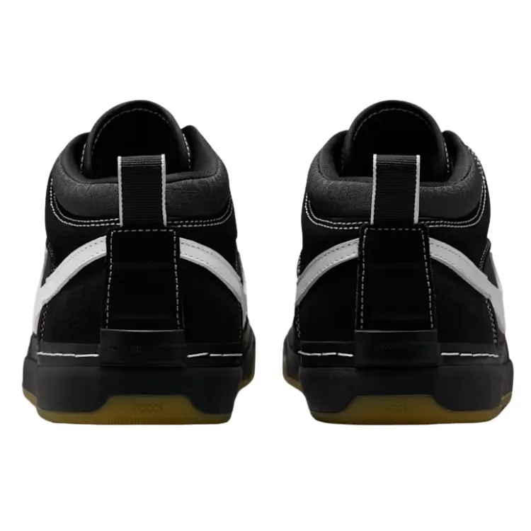 Nike SB React Leo Black Gum White Mens Skate Shoes [Size: US 9]