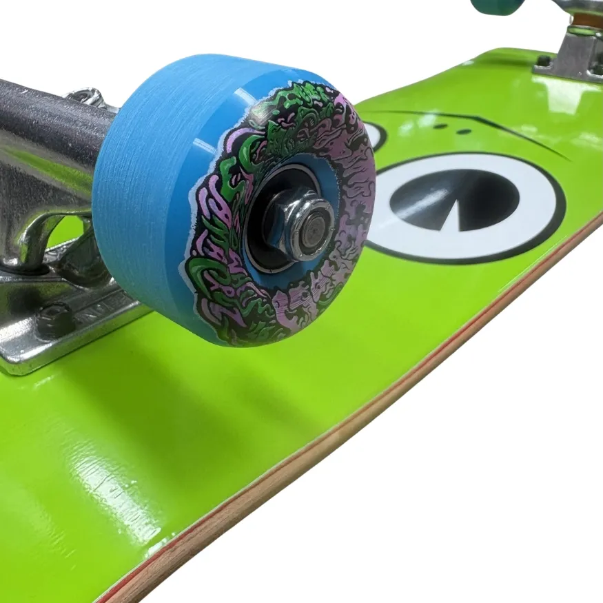 Kick Push Toy Machine Turtle Face 7.75 Custom Complete Skateboard