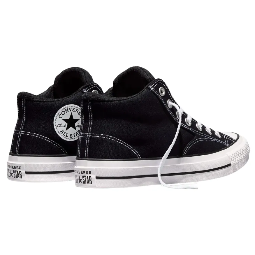 Converse Chuck Taylor All Star Malden Street Mid Black White Shoes [Size: US 9]