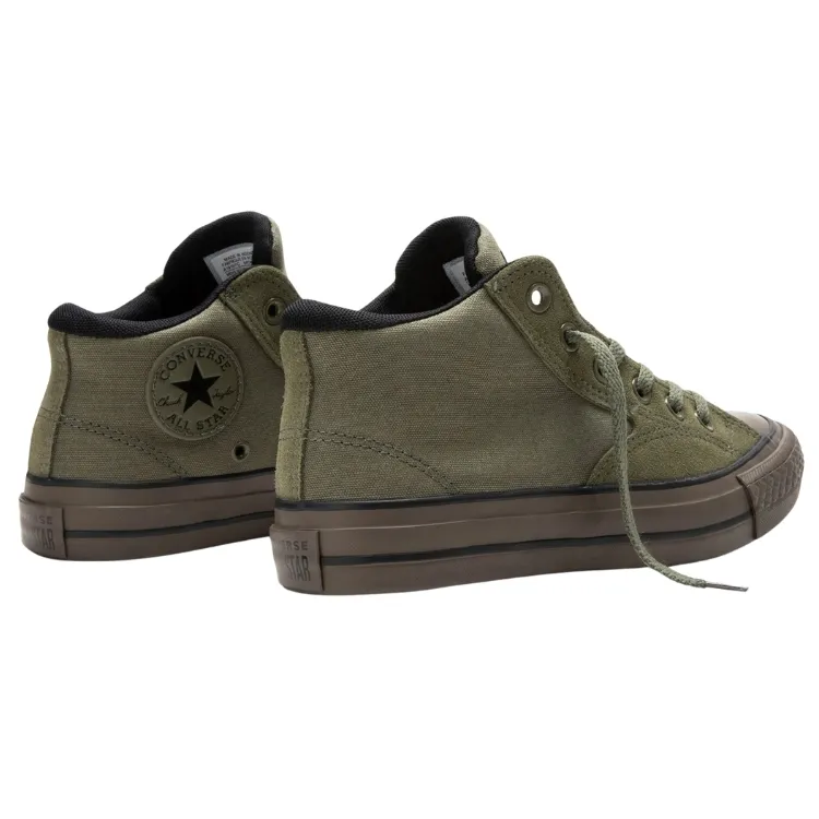Converse Chuck Taylor All Star Malden Street Mid Suede Utility Black Gum Shoes [Size: US 10]