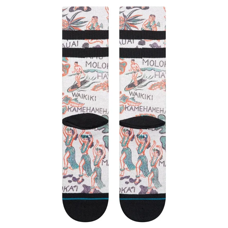 Stance Lei Lei Grey Large Mens Socks