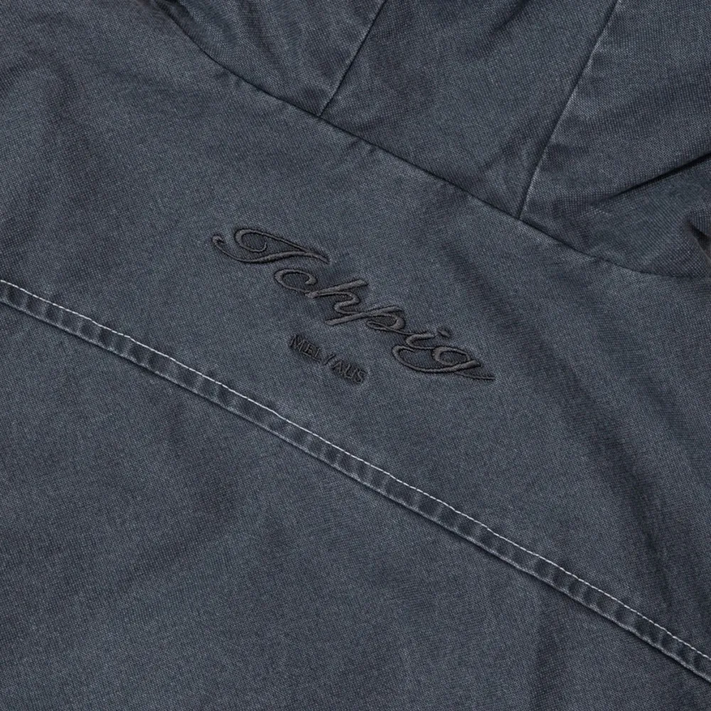 Ichpig Warrior Canvas Vintage Black Jacket [Size: L]