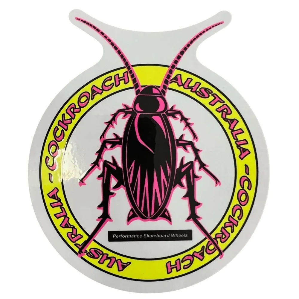 Cockroach Logo Large Sticker [Colour: Green]