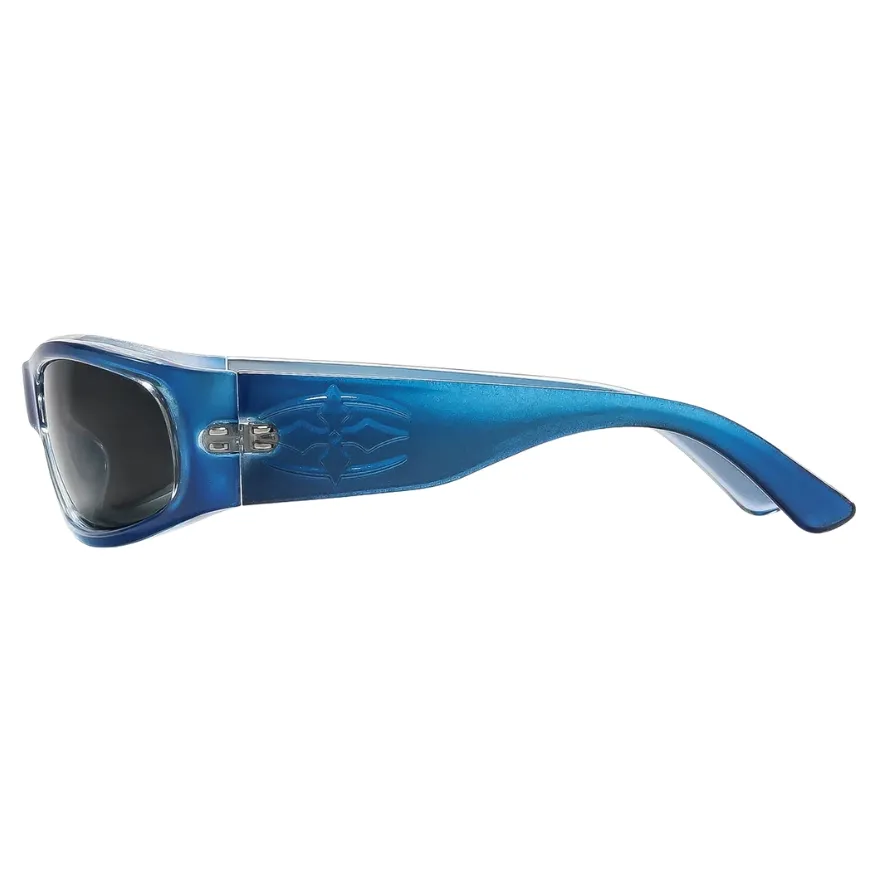 Ritual Vision Parasite Metallic Blue Chrome Black Sunglasses