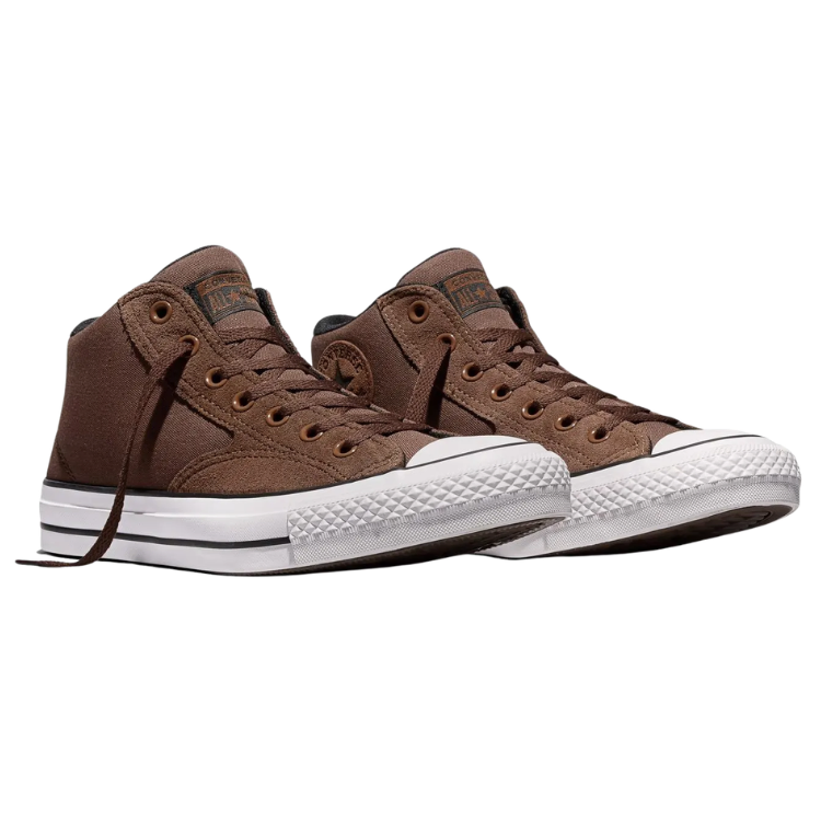 Converse Chuck Taylor All Star Malden Street Mid Heavy Brown Black White Shoes [Size: US 9]