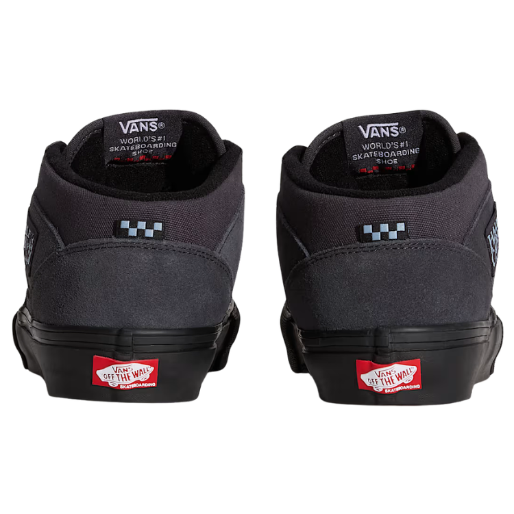 Vans Skate Half Cab Charcoal Grey Black Shoes [Size: US 9]