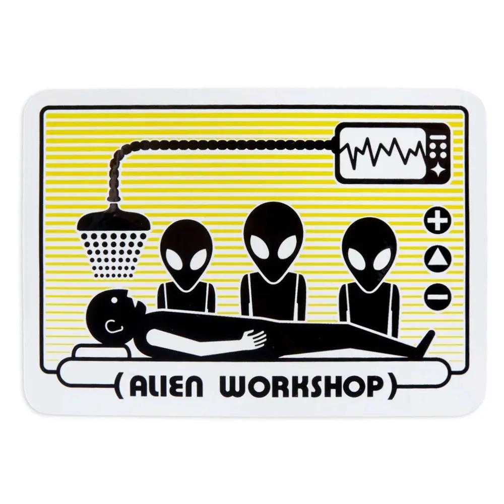 Alien Workshop Abduction Colour Sticker [Colour: Green]