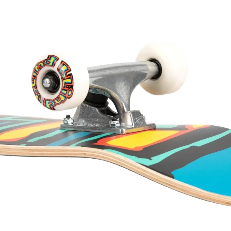 Blind Matte OG Logo FP Bright Red Teal 7.75 Complete Skateboard