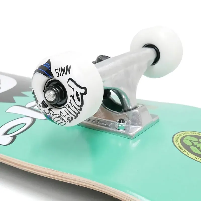 Blind Checker Reaper FP Youth Teal 7.375 Complete Skateboard