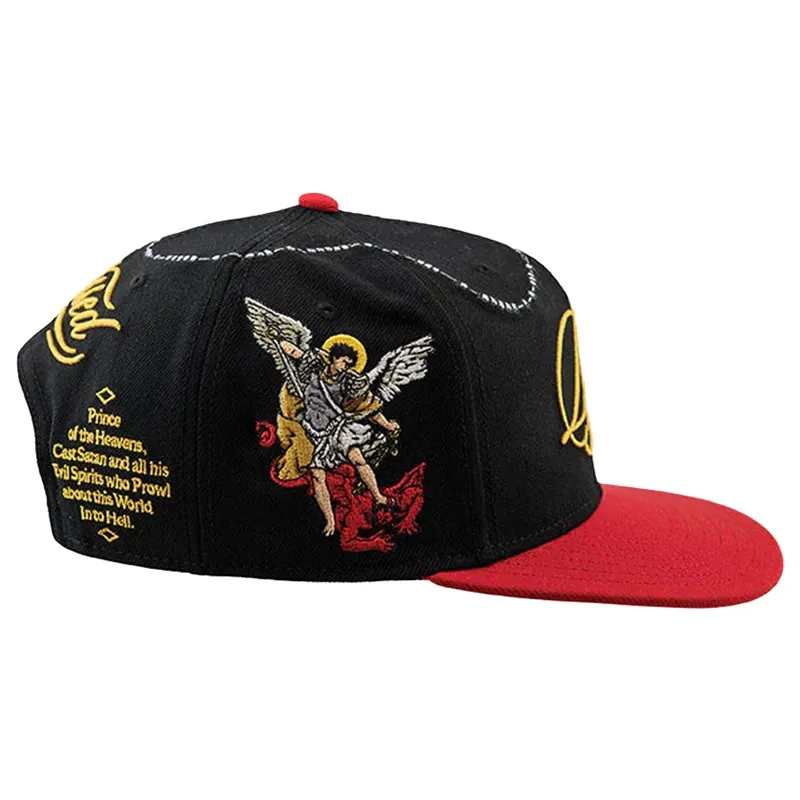 DGK Archangel Black Red Snapback Hat