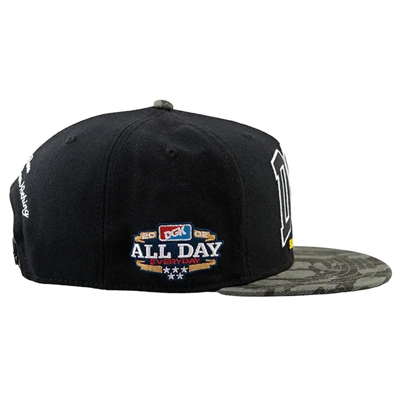 DGK Slam Dunk Black Snapback Hat