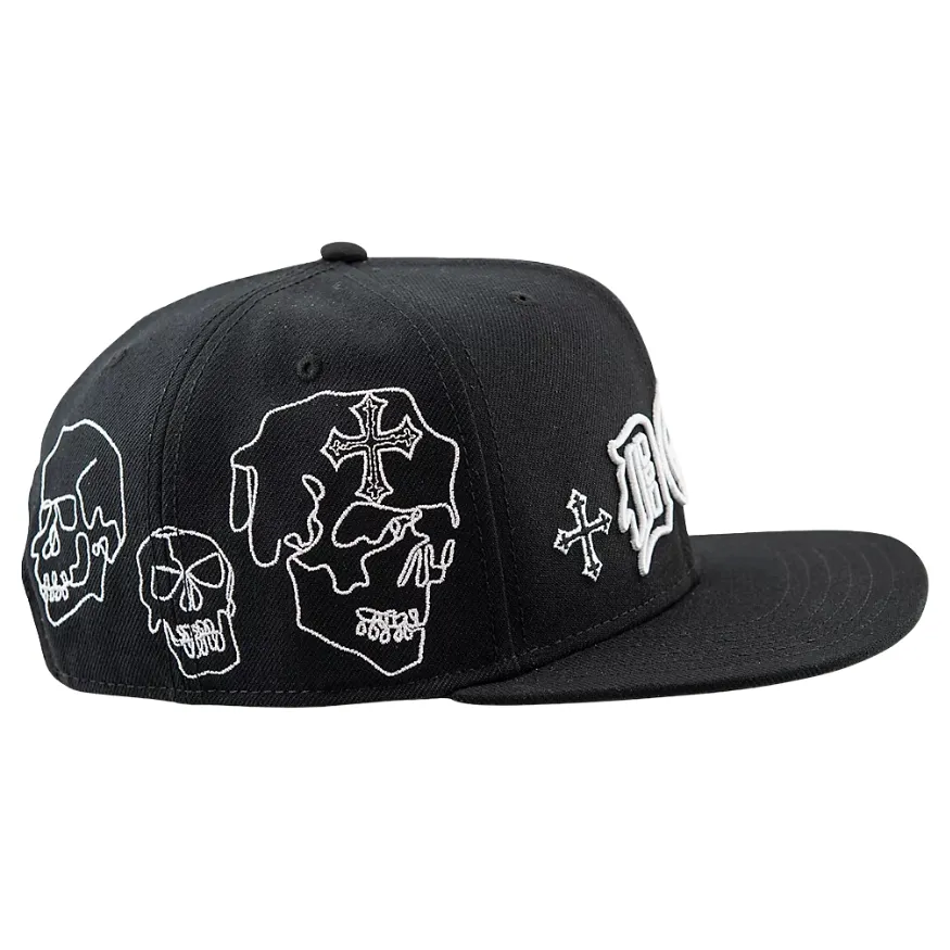 DGK Vault Black Snapback Hat