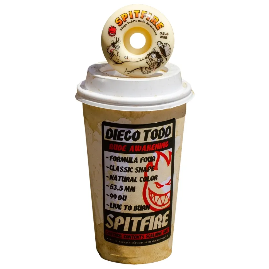 Spitfire Rude Awakening Diego Classic F4 99D 53.5mm Skateboard Wheels