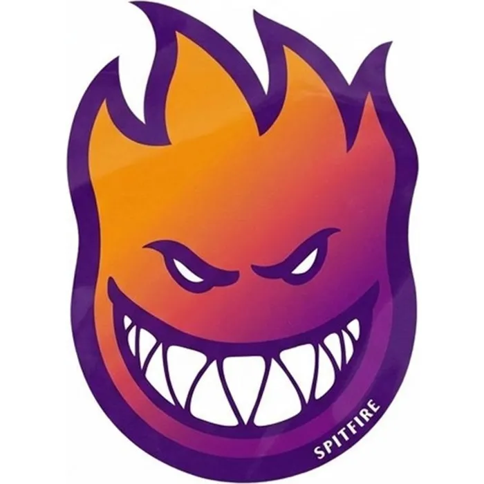 Spitfire Bighead Fade Medium Sticker [Colour: Blue Red]